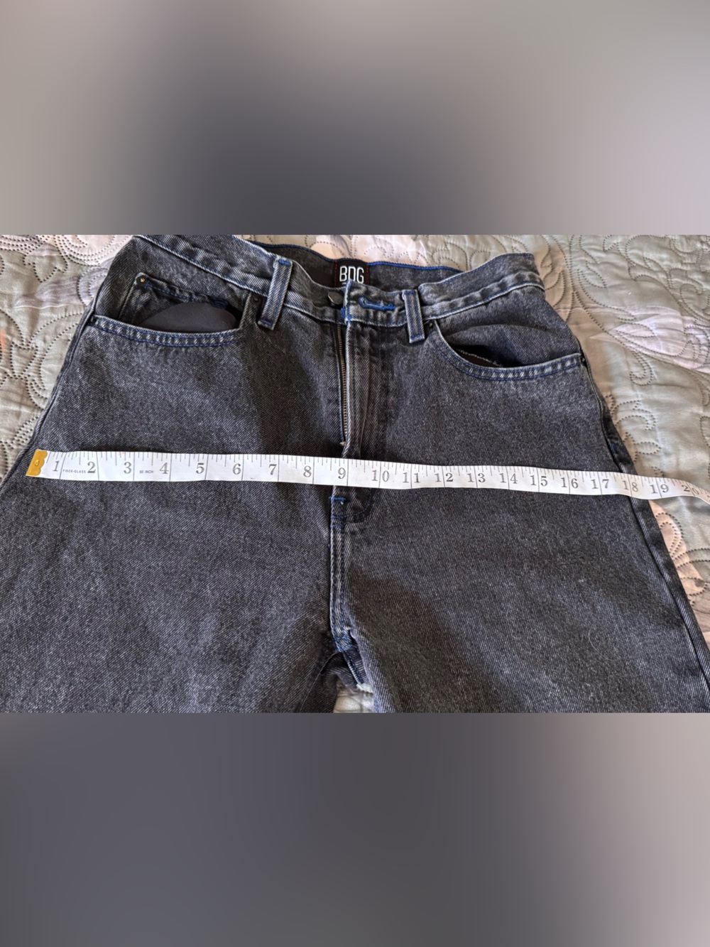BDG Black Straight Slim Jeans - Picture 6 of 13